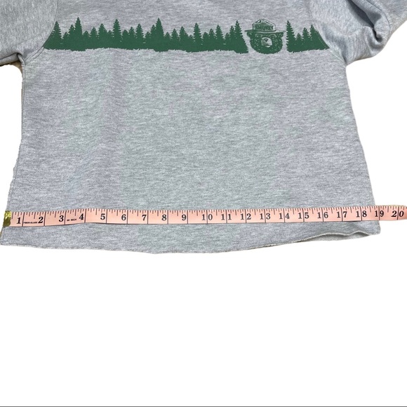 Vintage Smokey The Bear Cropped Sweatshirt Size S - Picture 8 of 11